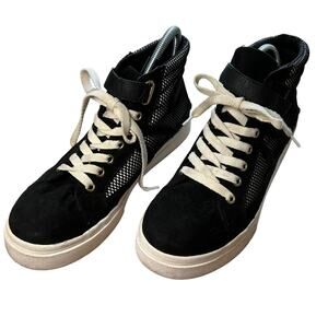 Juicy Couture Chester Black & White High Top Fashion Sneaker Size 8